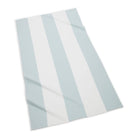 Block Stripe Fouta Beach Towels in Seaglass