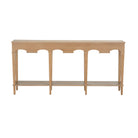 Oslo Console - Oak, front view - Starboard Lane