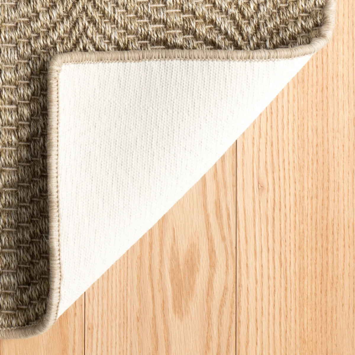 Wave Woven Sisal Rug, Natural, styled in a room - Starboard Lane