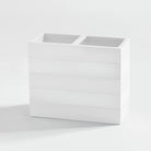 Cabana White Bath Accessories, Toothbrush Holder