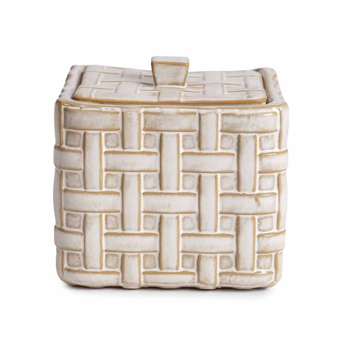 Cane Bath Accessories, Cotton Jar