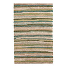Francisco Handwoven Cotton Rug - Green - Starboard Lane