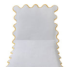 Chairish Scalloped Lounge Chair Covers