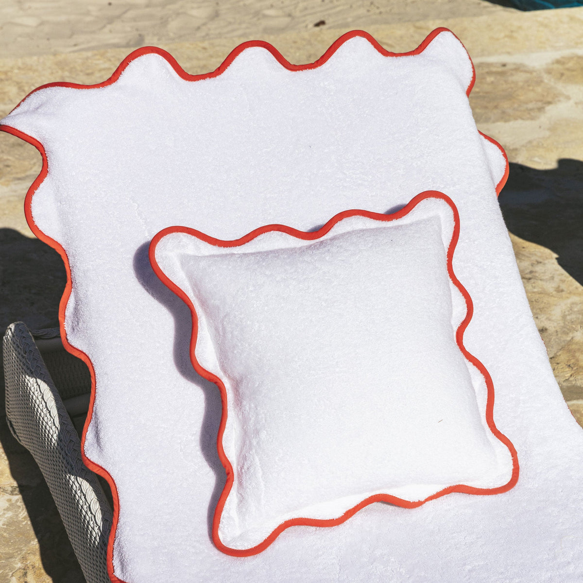Chairish Scalloped Lounge Chair Covers