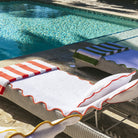 Chairish Scalloped Lounge Chair Covers