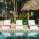 Chairish Scalloped Lounge Chair Covers