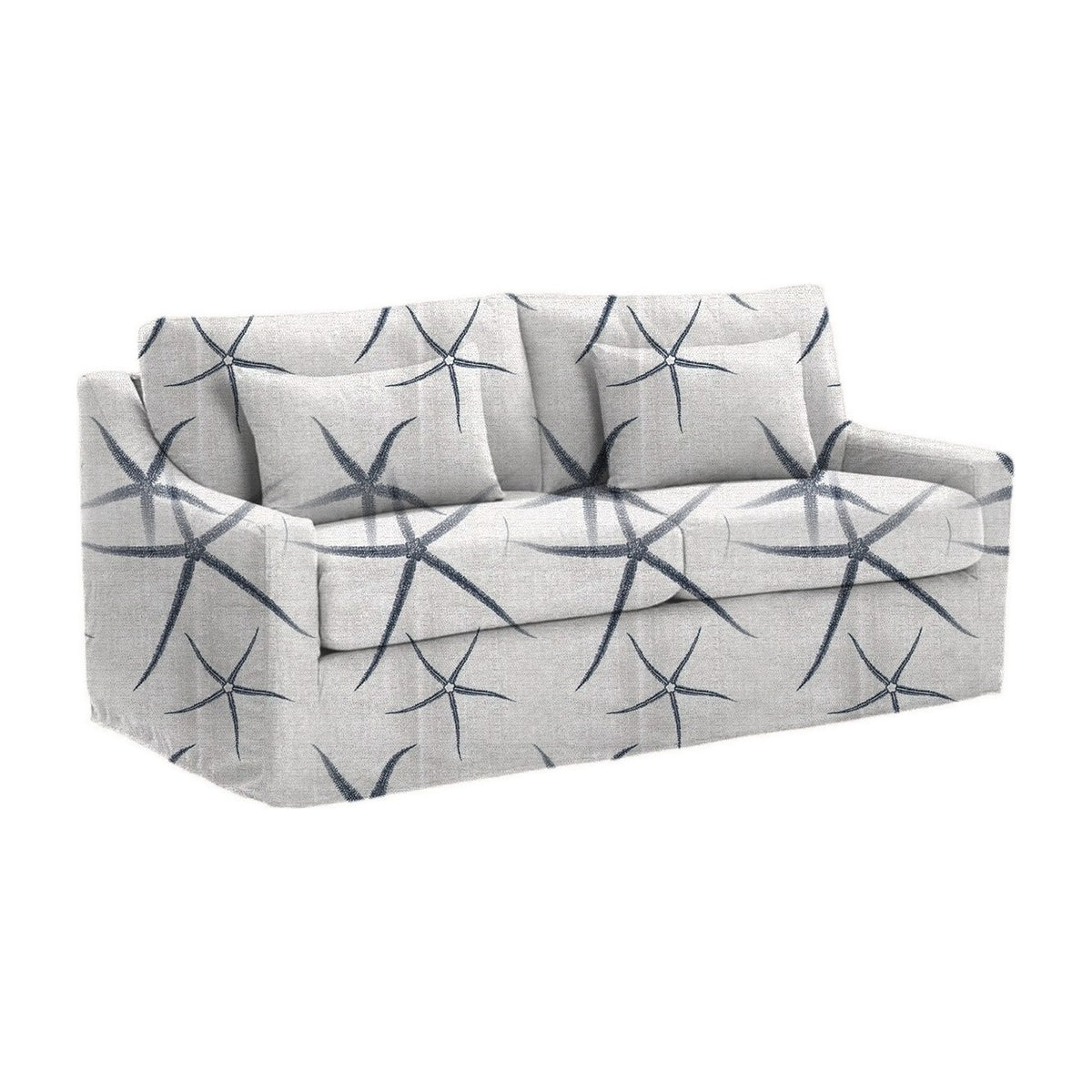 Cinnamon Grande 2-Seat Sofa, Starfish Cay – Deep Water - Starboard Lane