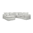 Coki Modular Armless, Shoreline Stripe – Driftwood - Starboard Lane