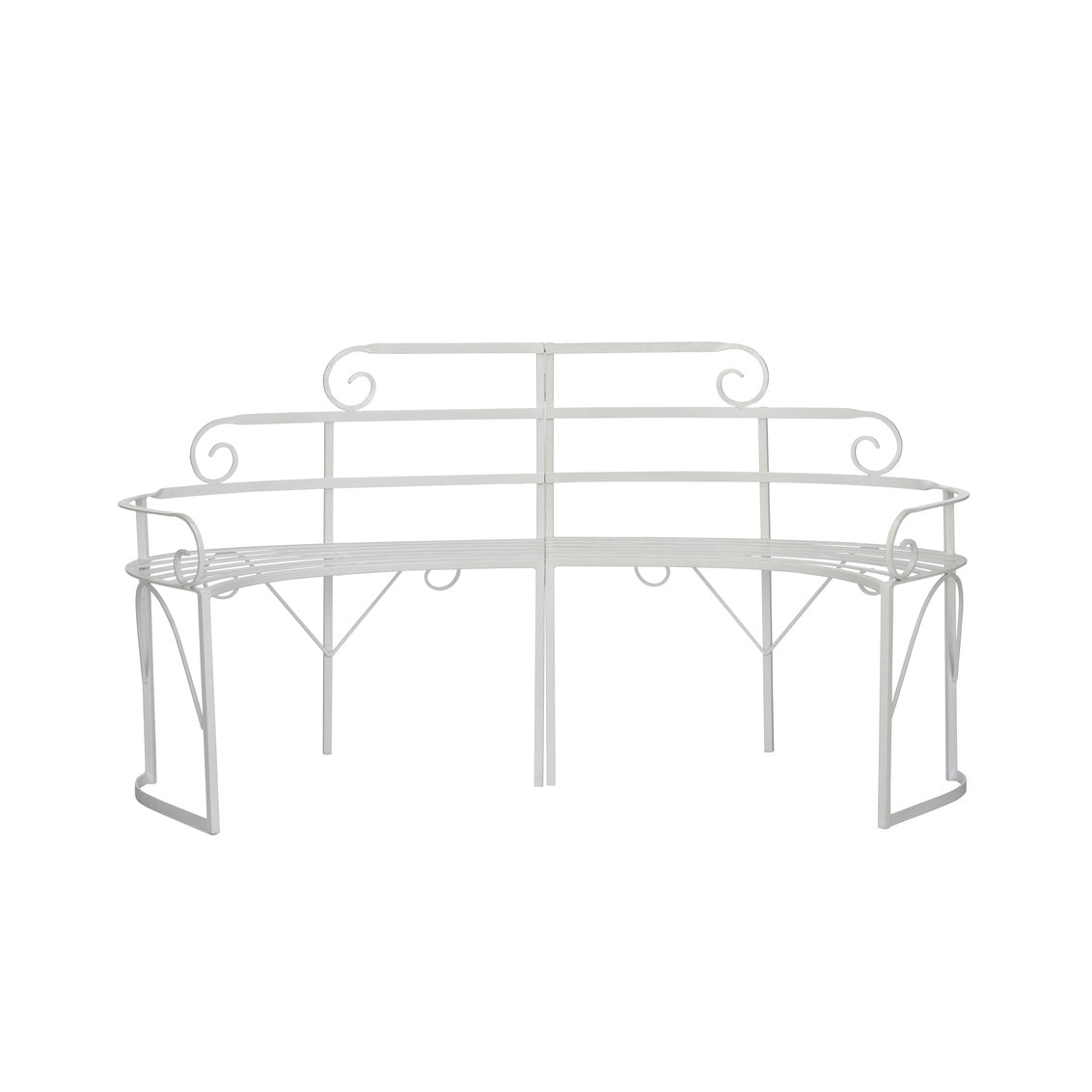Blue Ridge Bench, front view - Starboard Lane