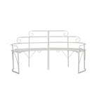 Blue Ridge Bench, front view - Starboard Lane