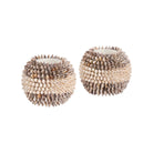 Seaside Tea Candle - Natural, Set of 2, angled view - Starboard Lane