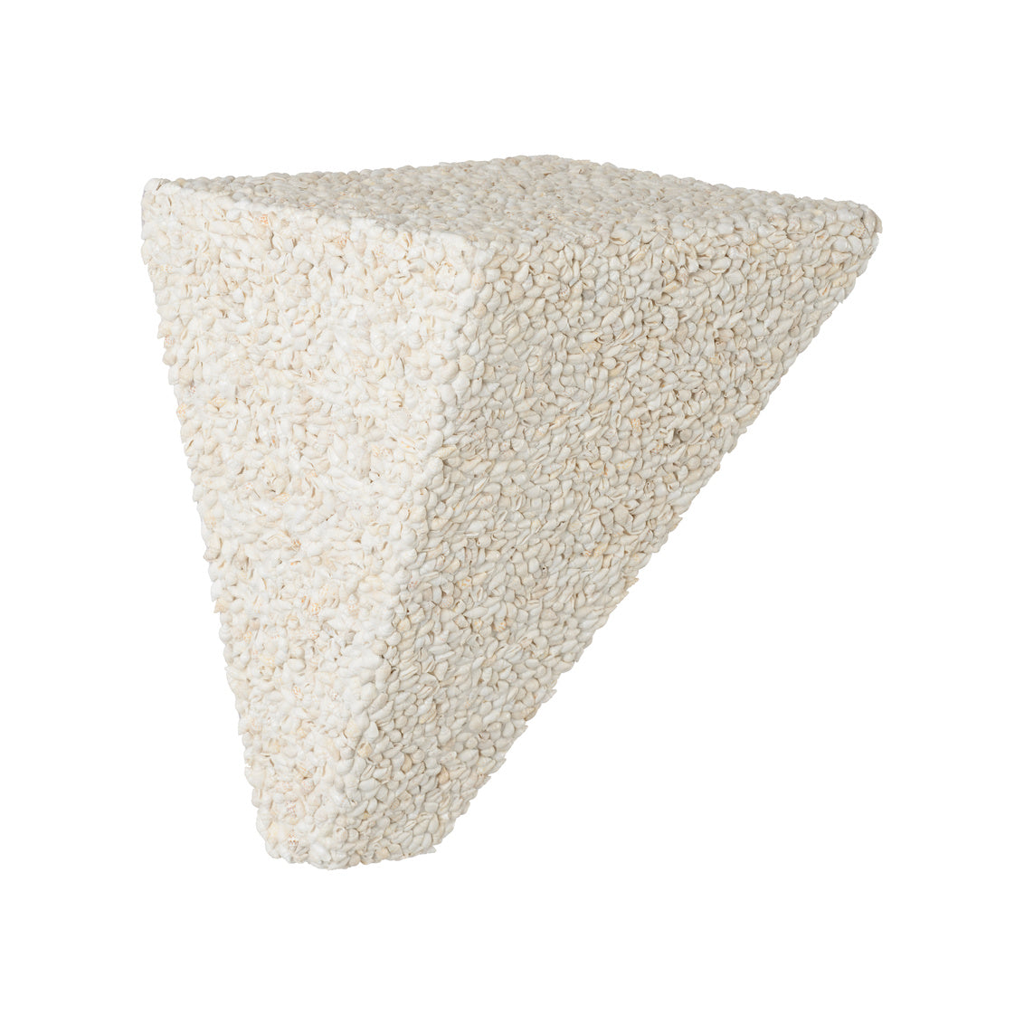 Shell Bracket - White, front view - Starboard Lane