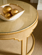 Yangon Hall Table - Natural, detail - Starboard Lane