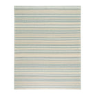 Poppy Handwoven Wool Rug, Blue, detail - Starboard Lane