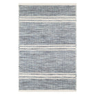 Malta Handwoven Wool Rug, Blue - Starboard Lane