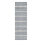Malta Handwoven Wool Rug, Blue, detail - Starboard Lane