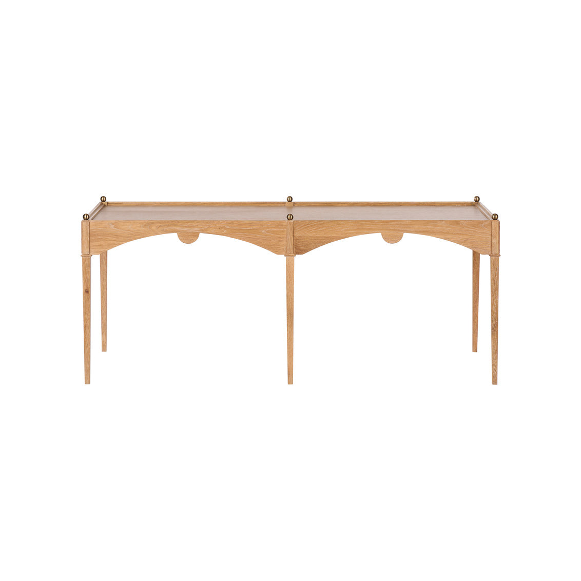 Kent Coffee Table, front view - Starboard Lane