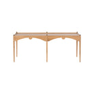 Kent Coffee Table, front view - Starboard Lane