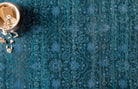 Empress Hand-Knotted Wool Rug, styled in a room - Starboard Lane