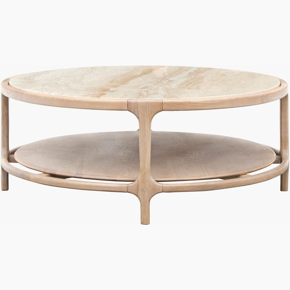 Eve Coffee Table, front view - Starboard Lane