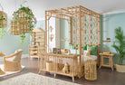 Paradise Canopy Bed - Queen, detail - Starboard Lane
