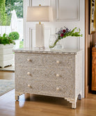 Milford Chest - Gray, side view - Starboard Lane