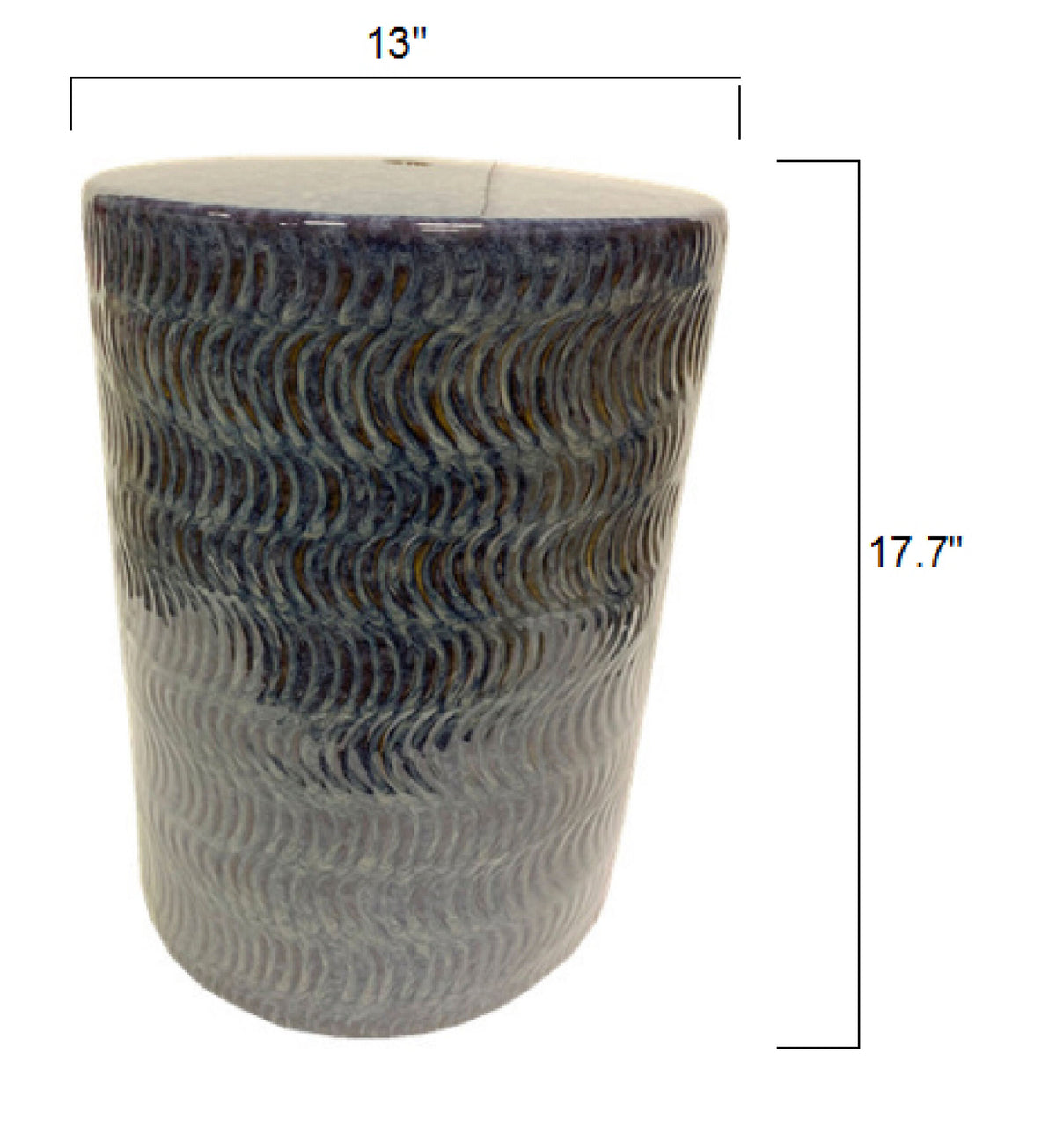 Faith Garden Stool, dimensions - Starboard Lane