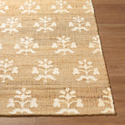Fiorina Handwoven Jute Rug - Ivory, detail - Starboard Lane