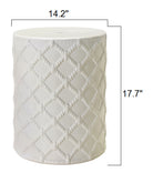 Gaylor Garden Stool, dimensions - Starboard Lane