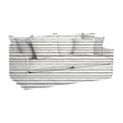 Hawksnest 2-Seat Sofa, Shoreline Stripe – Driftwood - Starboard Lane