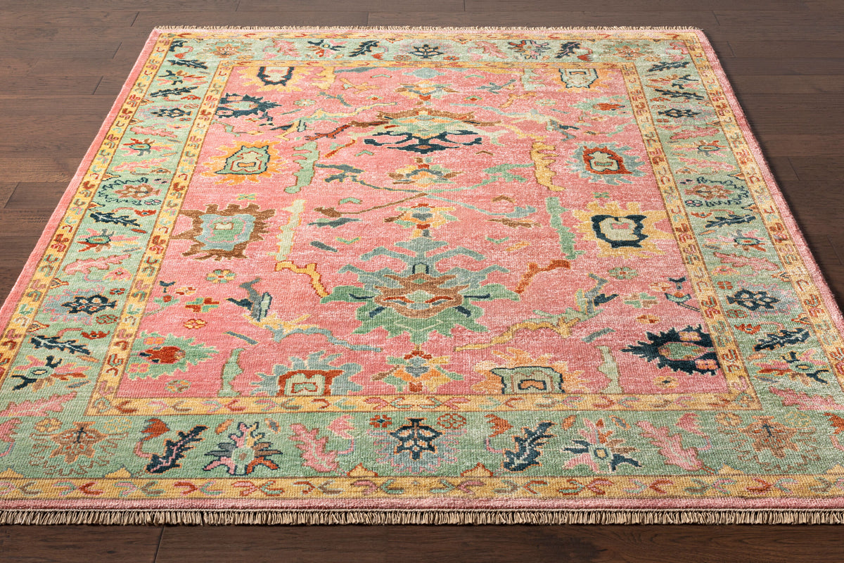 Hillcrest Hand-Knotted Wool Rug, detail - Starboard Lane