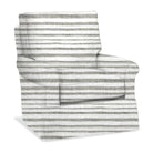 Honeymoon Swivel Glider, Shoreline Stripe – Driftwood - Starboard Lane