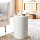 Iridescent Accent Table, styled in a room - Starboard Lane