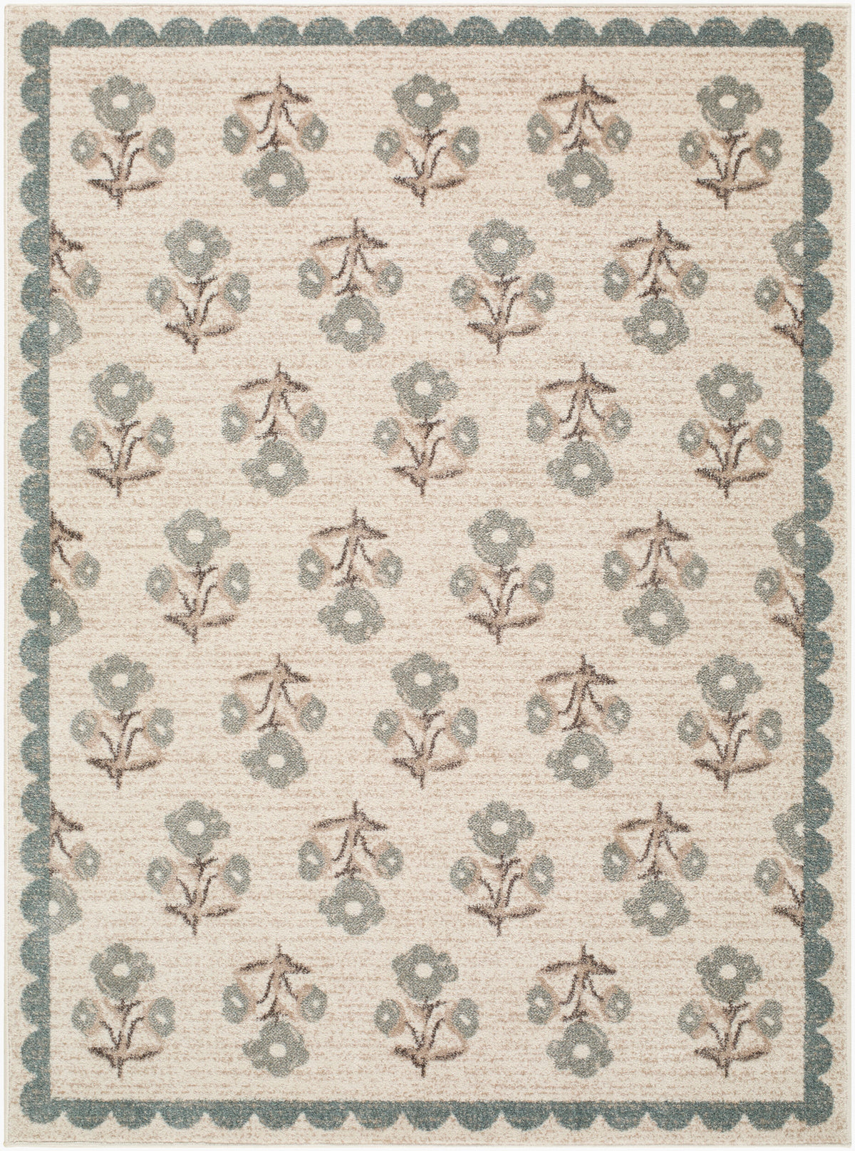 Louise Floral Rug - Starboard Lane