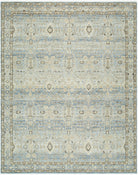 Khorasan Hand-Knotted Wool Rug - Sky Blue - Starboard Lane