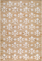 Strawblossom Handwoven Jute Rug - Ivory - Starboard Lane
