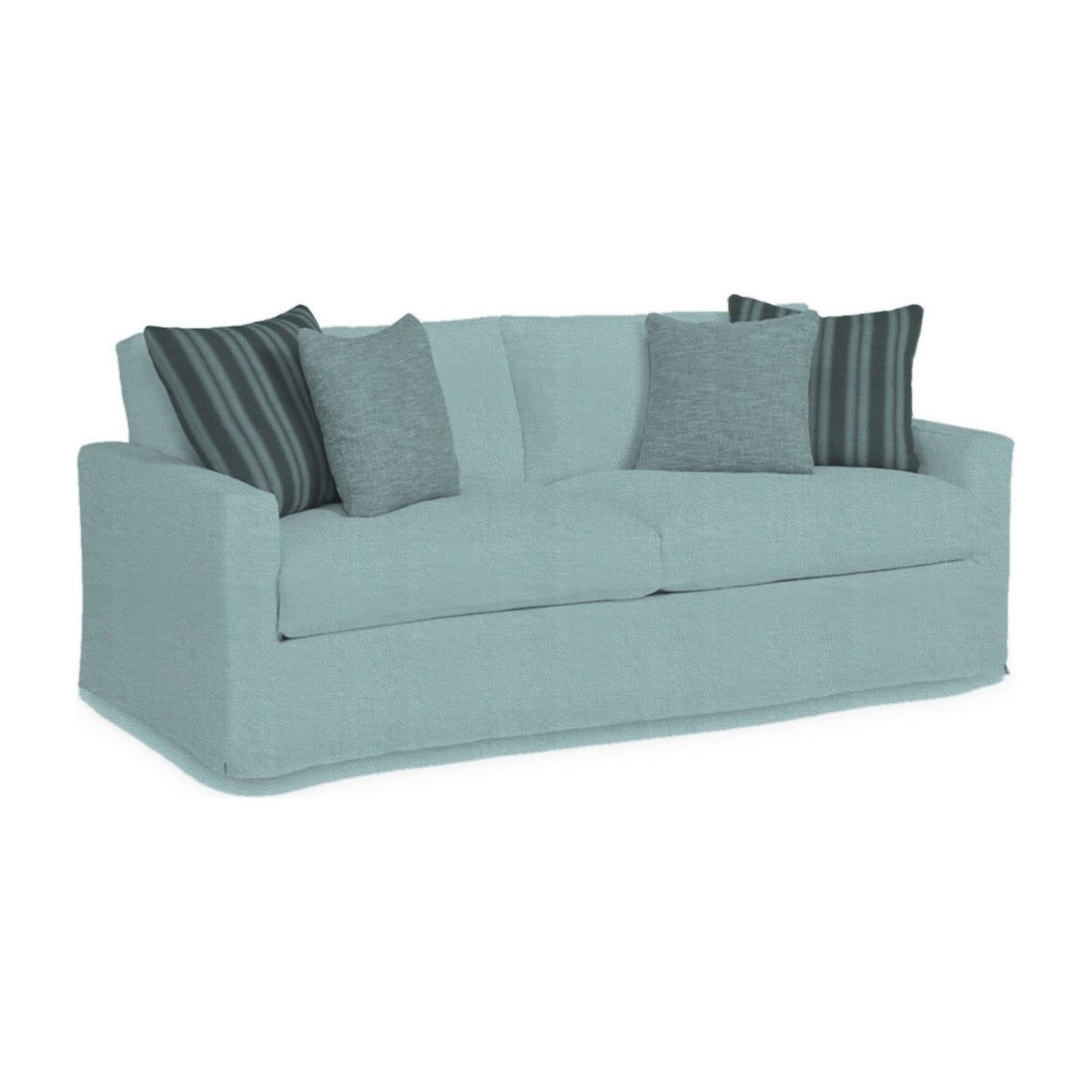 Maho Grande 2-Seat Sofa, Harbor Canvas – Sea Mist - Starboard Lane