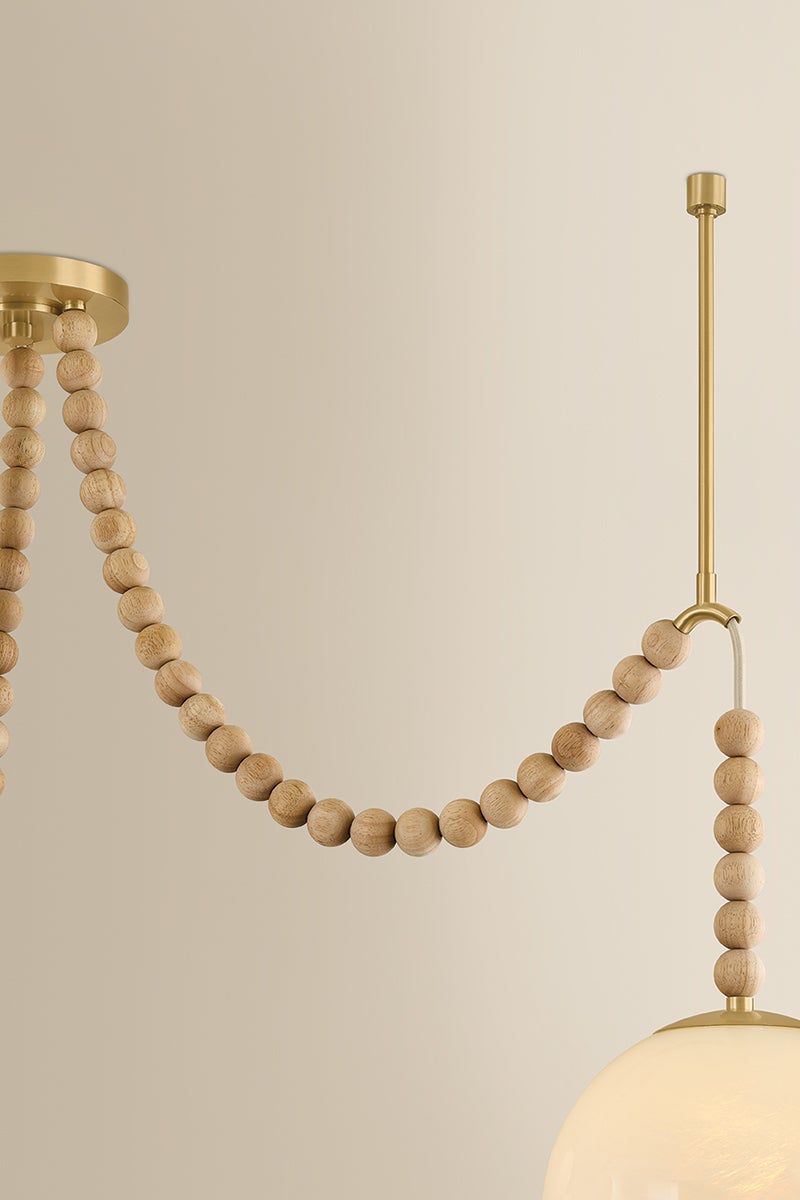 Makena Chandelier, detail - Starboard Lane