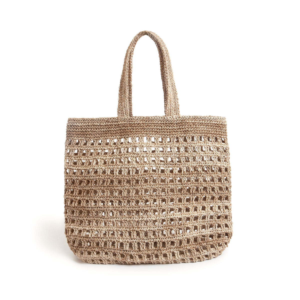 Farmer's Market Tote in Bianco, Mini