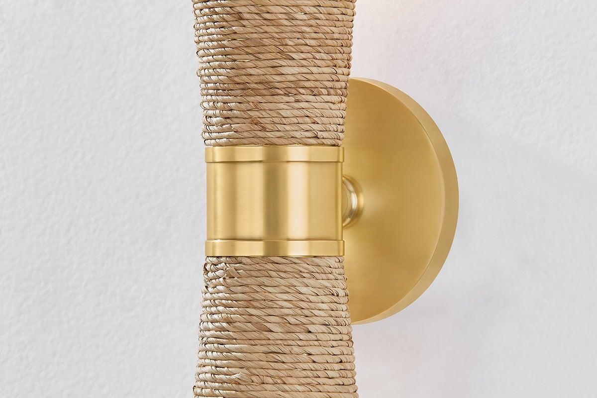 Mica Double Wall Sconce, detail - Starboard Lane