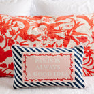 Paris Needlepoint Pillow, styled - Starboard Lane