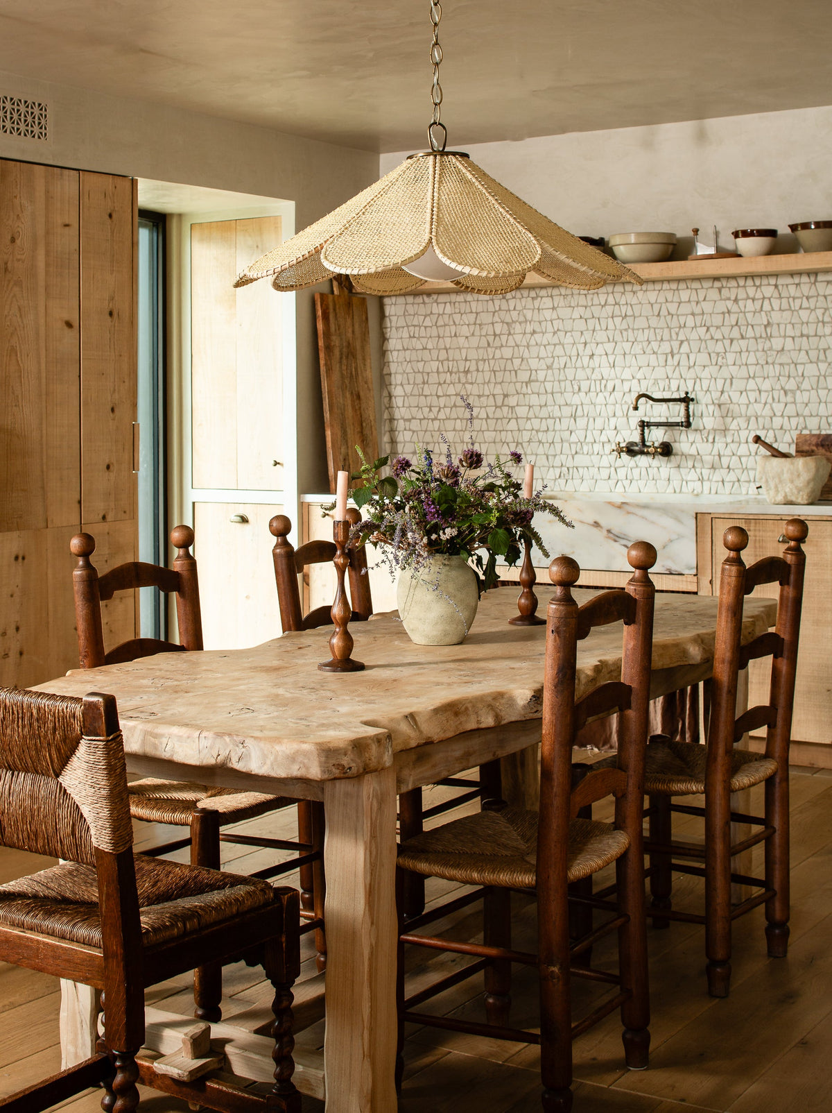 Petal Pendant, styled in a room - Starboard Lane
