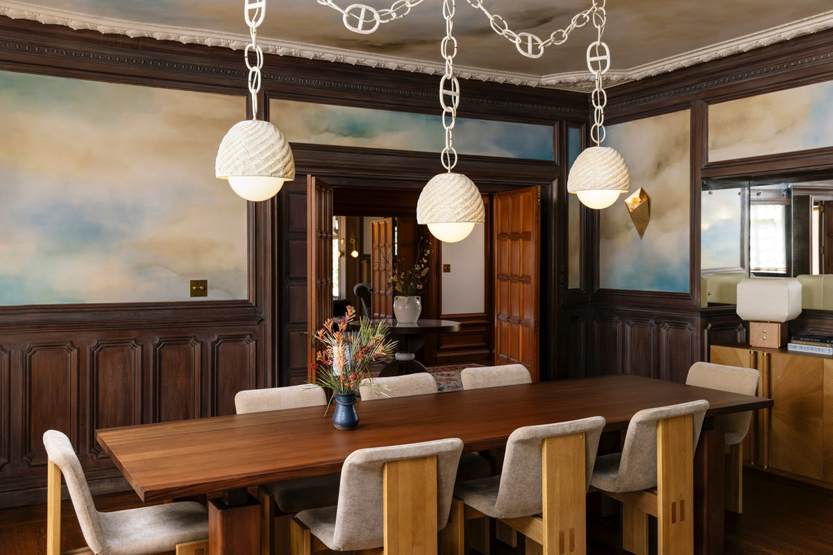 Piasu Chandelier, styled in a room - Starboard Lane