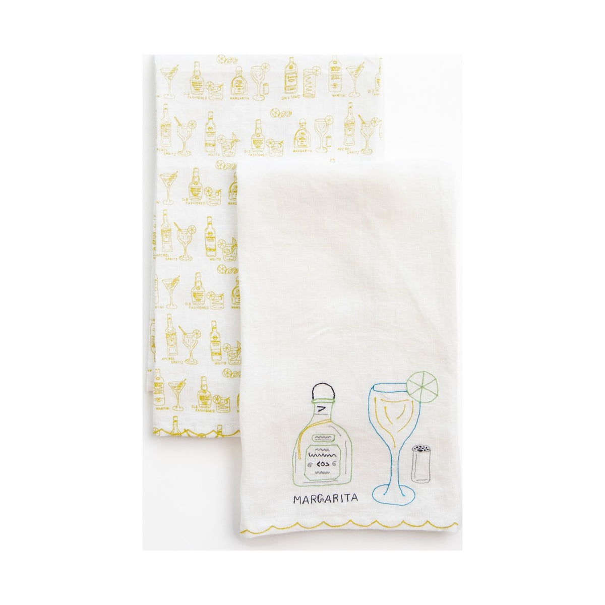 Margarita Linen Tea Towel, Set of 2 - Starboard Lane