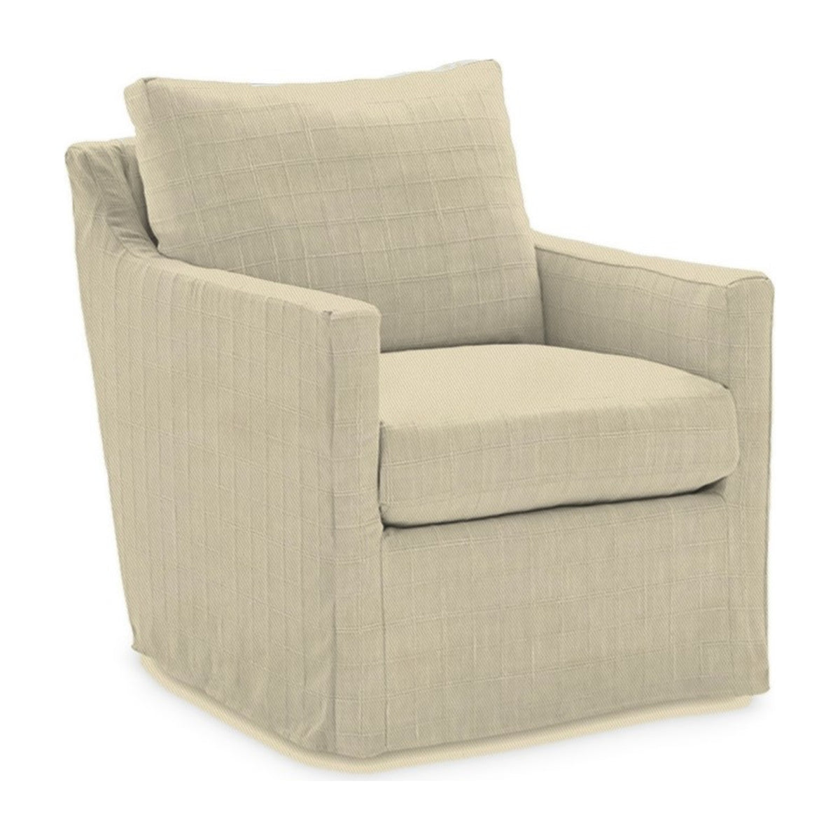 Sapphire Swivel Glider, Harbor Canvas – Sandbar - Starboard Lane