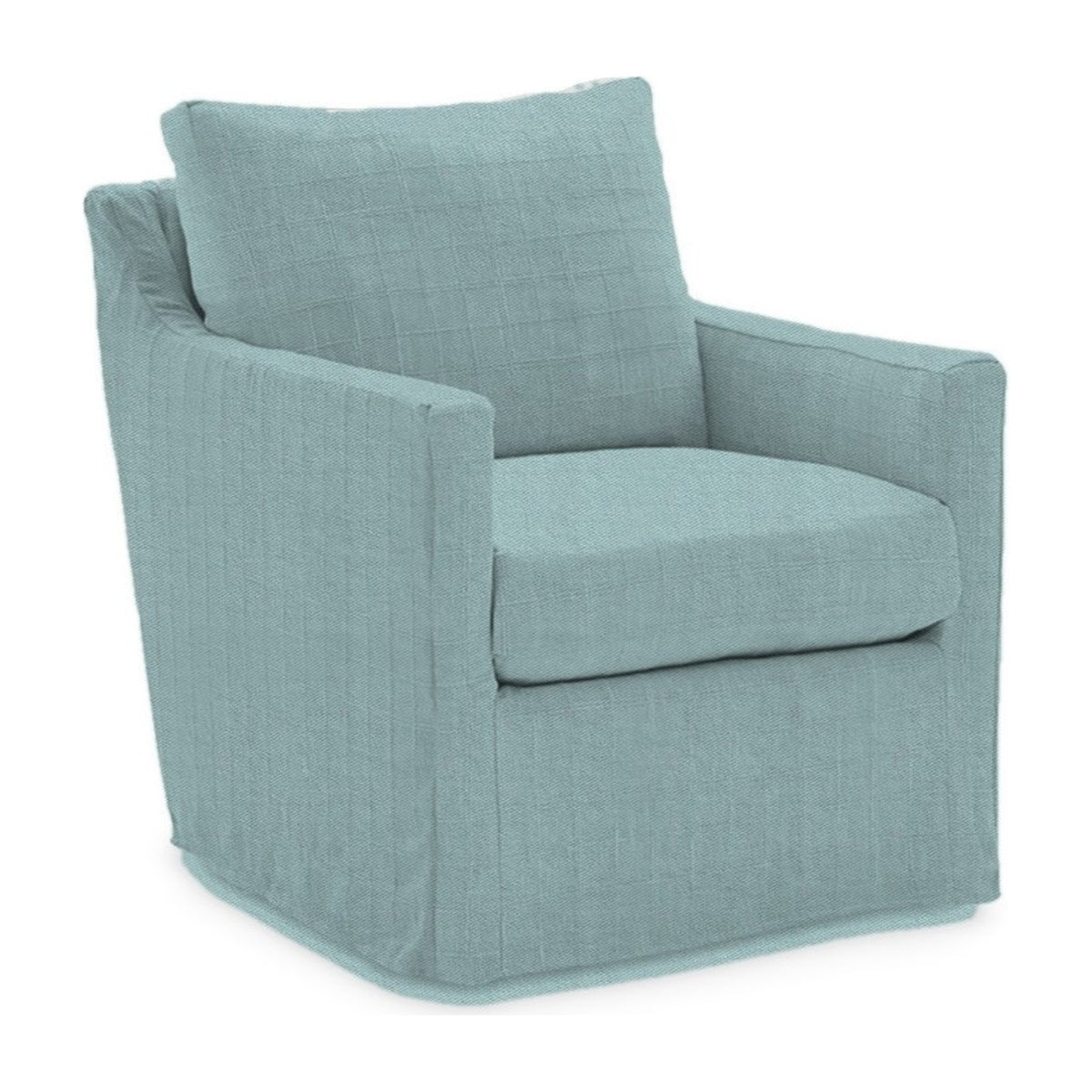 Sapphire Swivel Glider, Harbor Canvas – Sea Mist - Starboard Lane