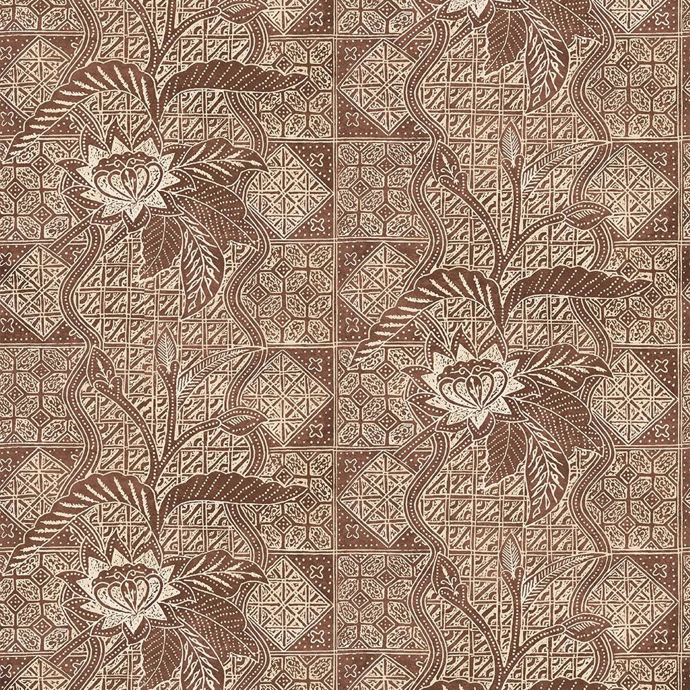 Calypso Batik Fabric - Teak, detail - Starboard Lane