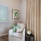 Inlay Fabric - Rattan, styled in a room - Starboard Lane