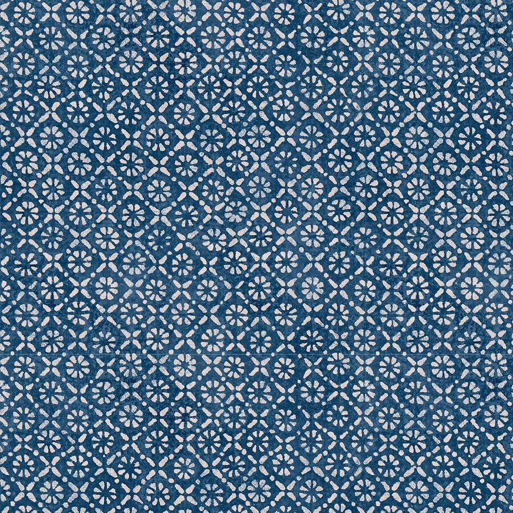 Ti' Punch Fabric - Indigo, detail - Starboard Lane