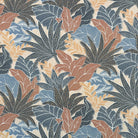 Tobago Leaf Fabric - Teak, detail - Starboard Lane